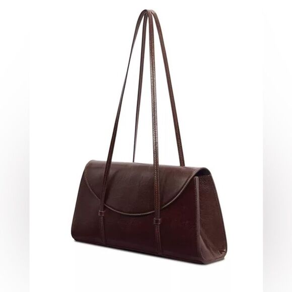Reformation Brown
Elena Small Leather Shoulder Bag - Picture 5 of 10